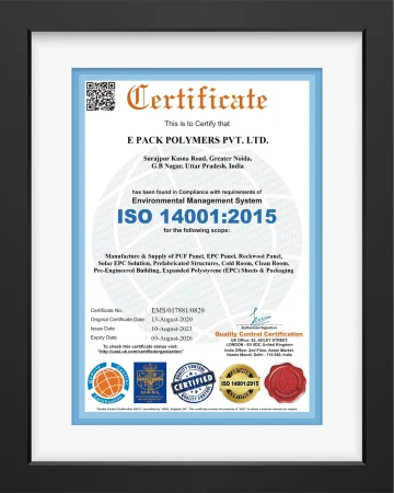 Environmental Quality Control Certification